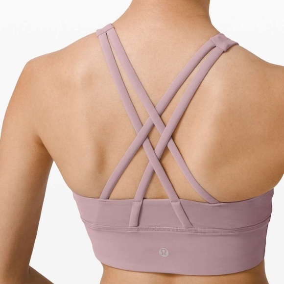 Lululemon Energy Bra High Neck Long Line Tough - Picture 2 of 5
